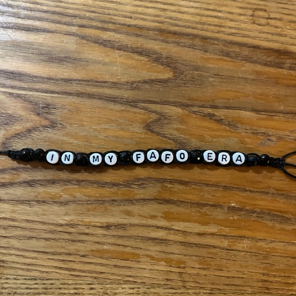 Handmade IN MY FAFO ERA Bracelet - Adjustable - Picture 2 of 6
